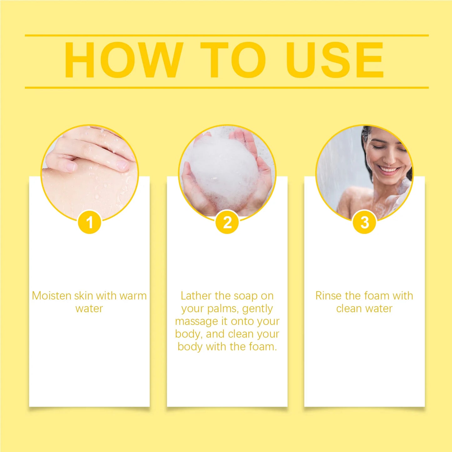 Lemon Turmeric Kojic Acid Soap Even Skin Tone Improved Skin Vitality Refreshing Control Oil Hydrating Moisturizing Bath Soap