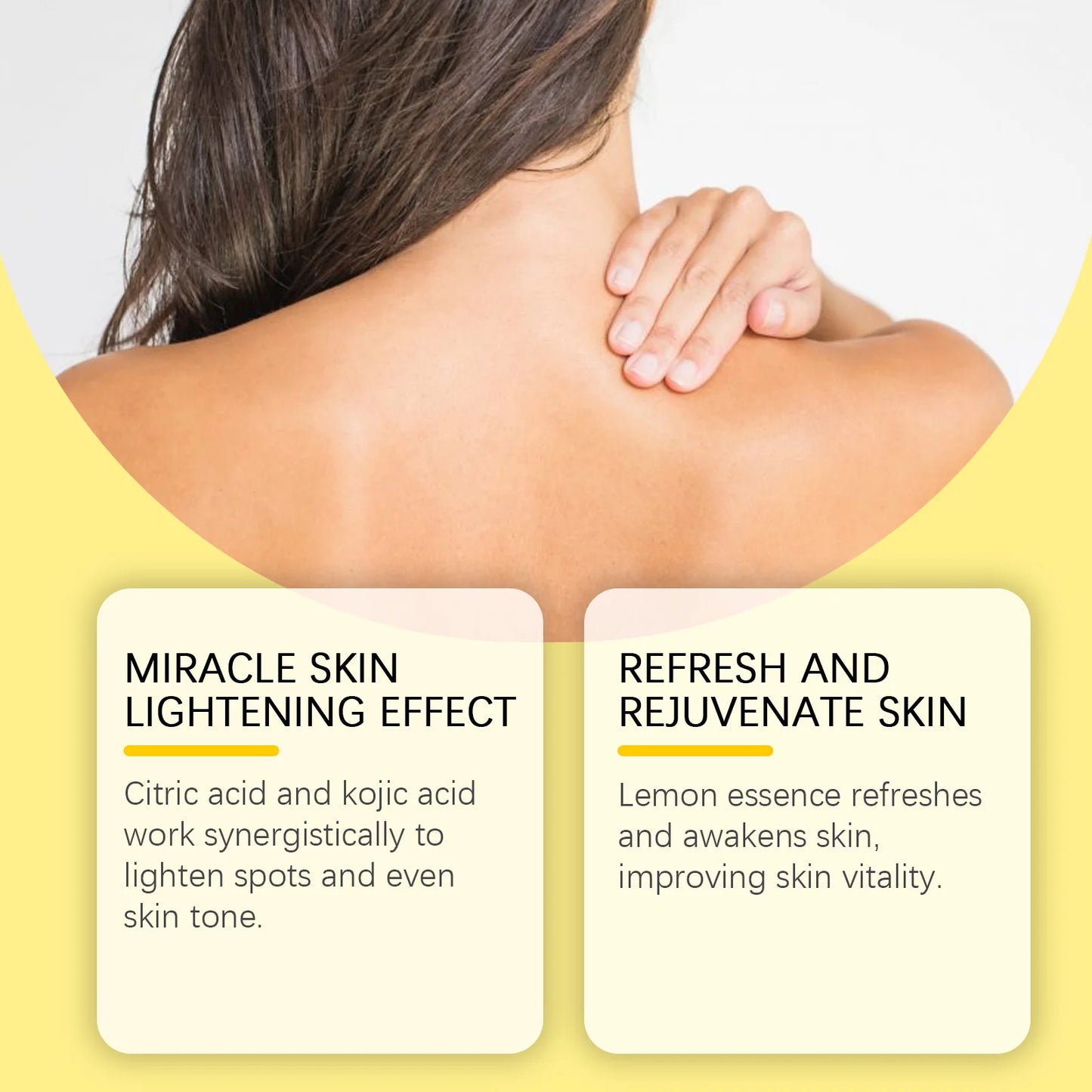 Lemon Turmeric Kojic Acid Soap Even Skin Tone Improved Skin Vitality Refreshing Control Oil Hydrating Moisturizing Bath Soap