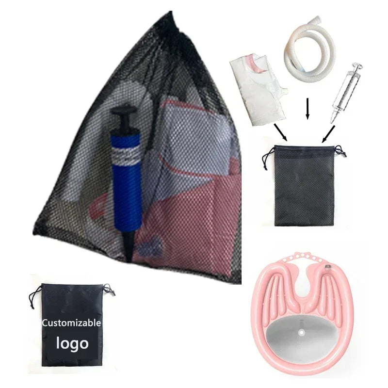 1 Set  Inflatable Shampoo Foldable Portable Shampoo Pad Spa Tub Washing Basin for Pregnant Women Elderly