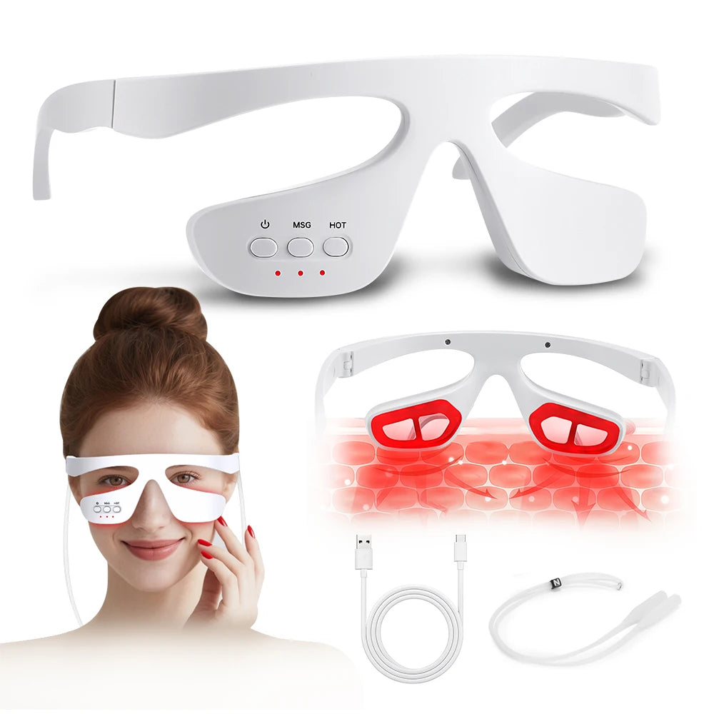 Anti-Aging 3D Eye Massager Eyes Fatigue Relief Relaxation Relieve Dark Circles EMS Eye Fine Line Beauty Eye Care Massage