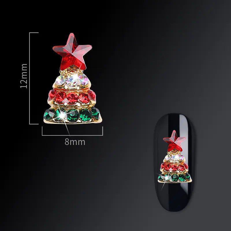 Goya Christmas Nail Art Accessories with Snowflake Design